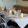 Nappe blanc non tissé 110x110 cm Evolin (50 pièces) - DUNI Hot