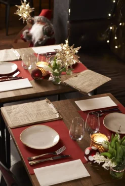 Nappe bordeaux non tissé 127x220 cm Evolin (25 pièces) - DUNI Sale