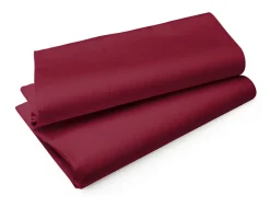 DUNI Nappe bordeaux non tissé 110x110 cm Evolin (50 pièces) Hot
