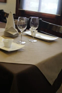 Nappe carré noir polyester Demilys - SONOLYS Best