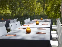 Nappe noir non tissé 127x127 cm Evolin (50 pièces) - DUNI Clearance