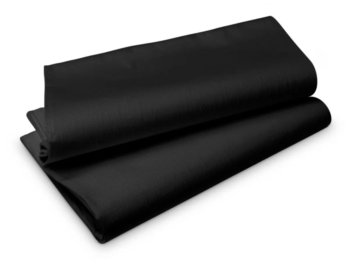 Nappe noir non tissé 127x127 cm Evolin (50 pièces) - DUNI Clearance