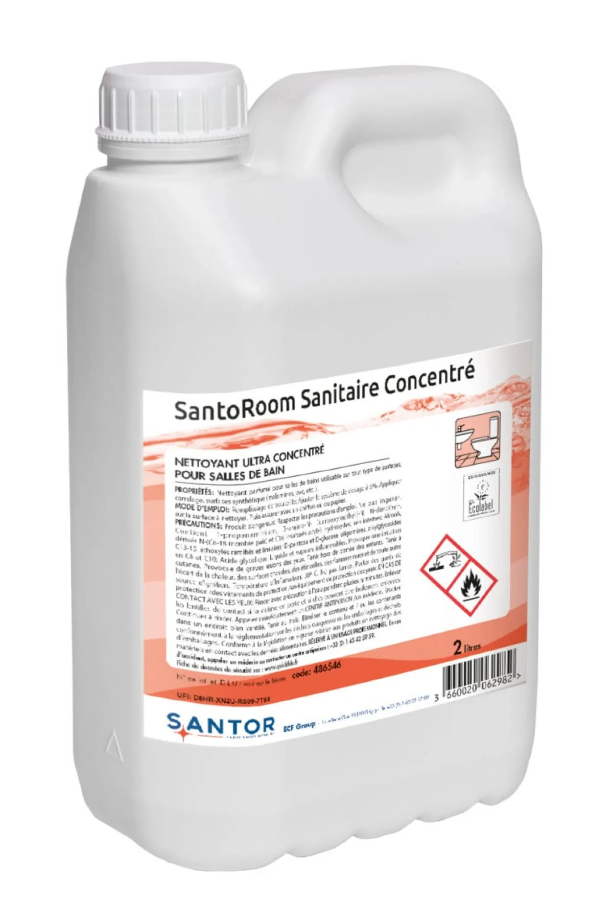 SANTOR Nettoyant sanitaire très concentré 2 L oom Sale