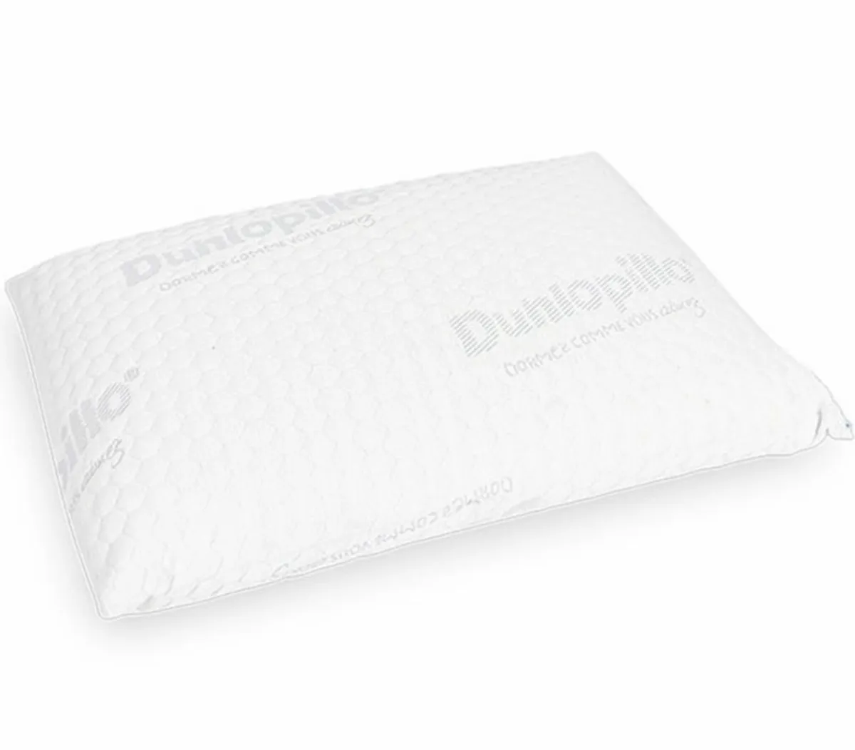 DUNLOPILLO Oreiller à mémoire de forme 60x60 cm blanc Ibiza Best