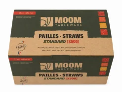Pailles bagasse Ø 6 mm 21 cm (500 pièces) - Les nouvelles pailles Clearance