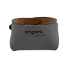 Panier carré gris PVC 13x13x8 cm Origami - SONOLYS Online