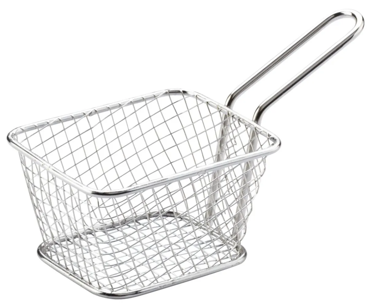 Panier à frites rectangulaire inox 10 cm - PRO.MUNDI Online