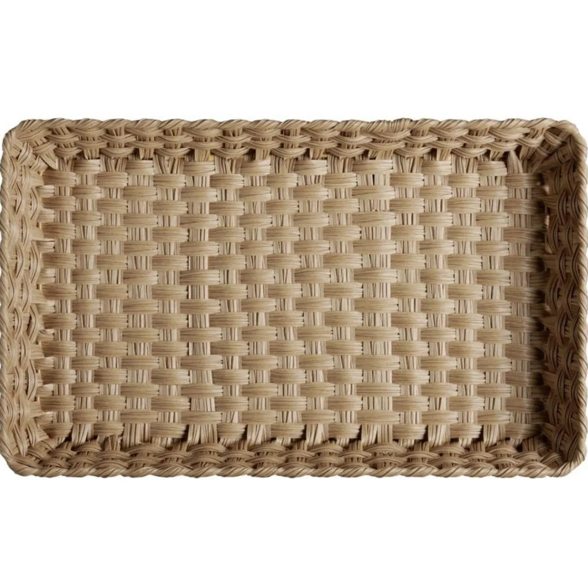 APS Panier gn1/1 polyéthylène brun 53x32,5x6,5 cm Twirl Best