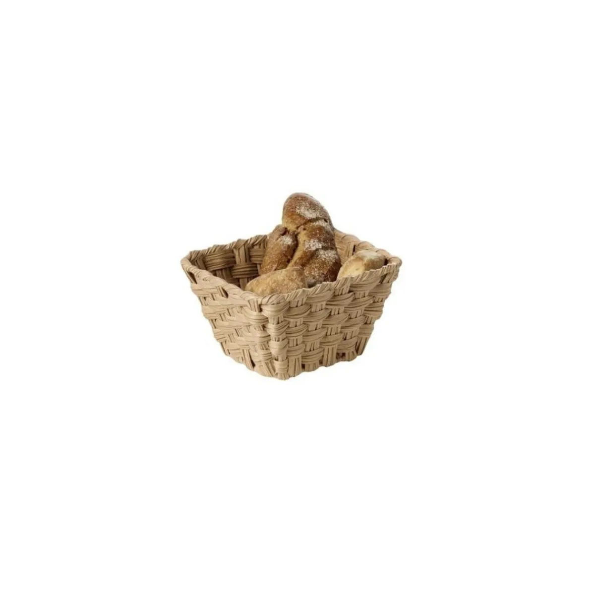 Panier gn1/6 polyéthylène brun 17,6x16,2x10 cm Twirl - APS Online