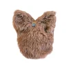 Panière polyester 10x18x13 cm Fourrure - SONOLYS Outlet