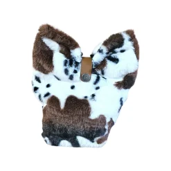 SONOLYS Panière polyester 10x18x13 cm Fourrure Hot