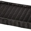 DEGRENNE Panière polypropylène (pp) noir 54x34x8 cm Evento Outlet