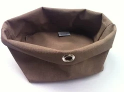 Panière rectangulaire beige polyester 17x14x14 cm Sonoclean - SONOLYS Hot