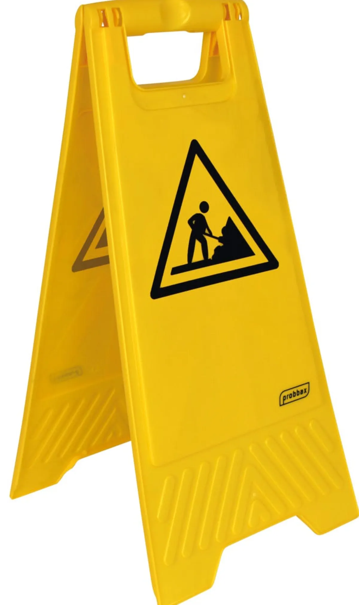 PROBBAX Panneau avertissement travaux en cours rectangulaire jaune 28 cm Outlet