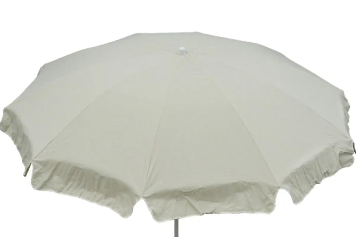 Parasol écru Ø 200 cm - Aucune Clearance