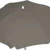 Aucune Parasol taupe Ø 200 cm Sale