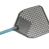 Pelle à pizza perforée aluminium anodisé 33x33 cm manche 150 cm Evoluzione - GI METAL New