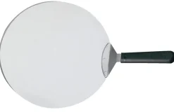 Pelle ronde coudée Ø 25 cm 38 cm inox Non cranté pleine polypropylène (pp) Stop Glisse - DEGLON Best