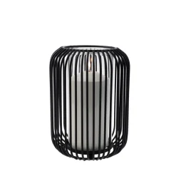 CANDOLA Photophore droit noir Ø 15,5 cm 20 cm Akzent New