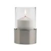 Photophore gris Ø 6,5 cm 11 cm Yago - CANDOLA Outlet
