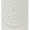 Photophore rond blanc Ø 7,5 cm 14 cm Billy - DUNI Online