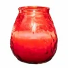 Photophore rond rouge Ø 98 mm 105 mm Terrace Enlight - SPAAS Hot