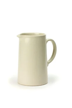 Pichet beige grès émaillé 120 cl - Aucune Online