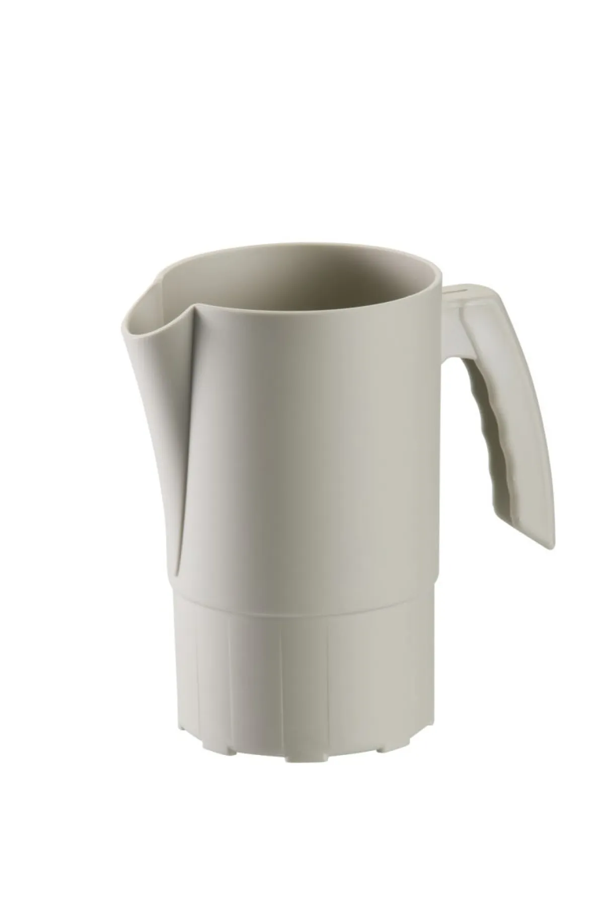 Pichet sans couvercle Blanc Coton fibre végétale 1 L Liliroc - SAINT ROMAIN
