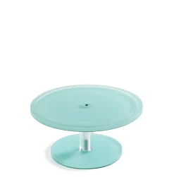 Piédestal résine Nacryl® bleu lagon Ø 30 cm 16 cm - MEALPLAK