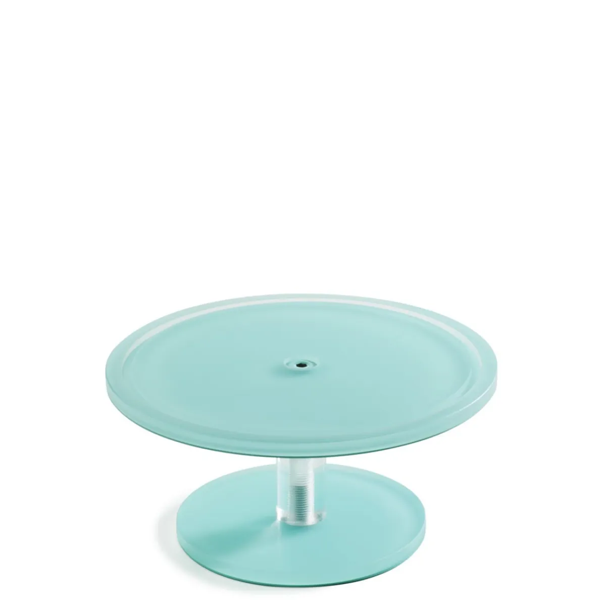 Piédestal résine Nacryl® bleu lagon Ø 30 cm 16 cm - MEALPLAK
