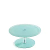 MEALPLAK Piédestal résine Nacryl® bleu lagon Ø 23 cm 11 cm Discount