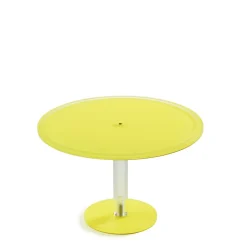 Piédestal résine Nacryl® jaune Ø 33 cm 21 cm - MEALPLAK Outlet