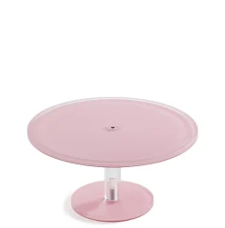 Piédestal résine Nacryl® rose Ø 30 cm 16 cm - MEALPLAK