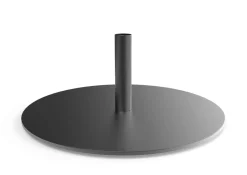 Pied base pour lampadaire rond noir graphite Ø 38 cm - PARANOCTA Sale