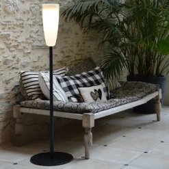 Pied base pour lampadaire rond noir graphite Ø 38 cm - PARANOCTA Sale