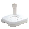 Aucune Pied de parasol carré blanc Clearance