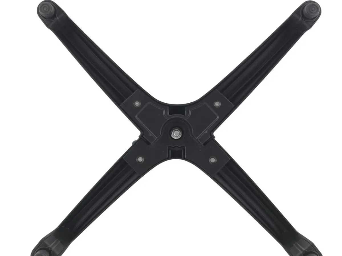 FLEXMOB Pied de table avec système pliant d'extérieur noir mat Kyoto