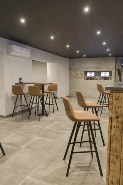 Pied de table bar noir Ø 43 cm Rome - FLEXMOB Outlet