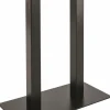 FLEXMOB Pied de table bar noir mat 75x40x108 cm Prato Clearance