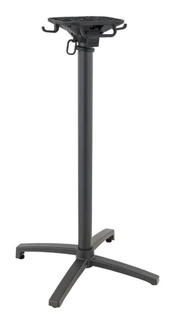 Pied de table de bar avec sytème pliant d'extérieur gris anthracite Modena - FLEXMOB New