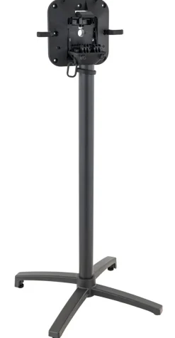 Pied de table de bar avec sytème pliant d'extérieur gris anthracite Modena - FLEXMOB New