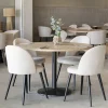FLEXMOB Pied de table noir Ø 55 cm 73 cm Rome Discount