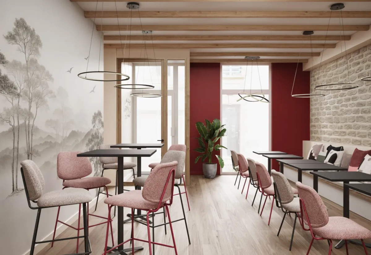 Pied de table noir Gallia - FLEXMOB Discount