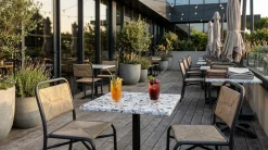 FLEXMOB Pied de table noir 66x66x73 cm Berlin Outlet