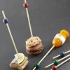 Piques boules multicolore 15 cm (200 pièces) - Aucune