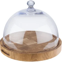 Planche à découper bois Ø 330 mm Profi - APS Discount