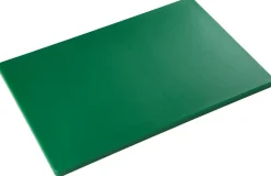 Planche à découper polyéthylène haute densité (pehd) vert 60x40 cm Pâtissier Sans rigole Réversible - PRO.COOKER