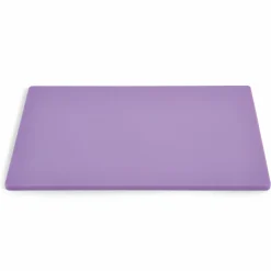 Aucune Planche à découper polyéthylène haute densité (pehd) violet 60x40x2 cm Pâtissier Sans rigole Réversible Sale