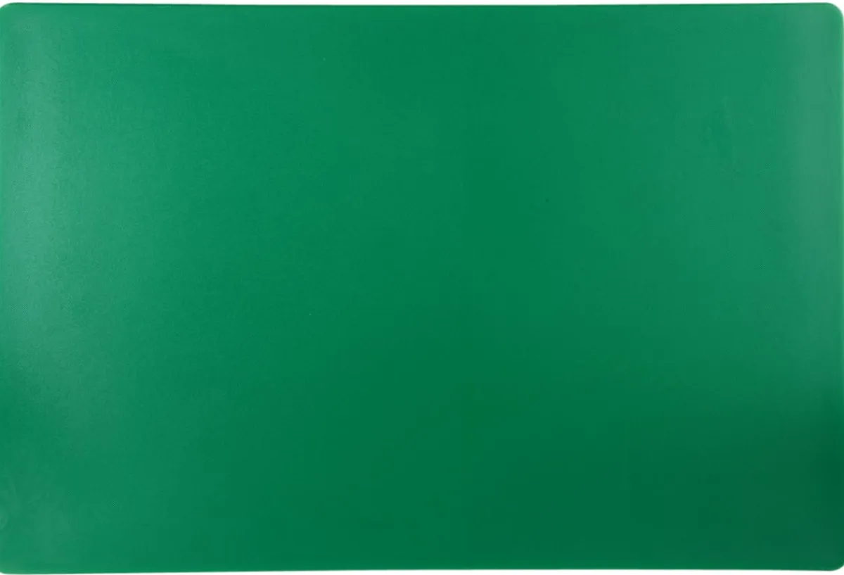 PRO.COOKER Planche à découper polyéthylène haute densité (pehd) vert 53x32,5x2 cm Sans rigole Réversible Sale
