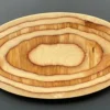 Planche ovale brun bouleau 20 cm - DE LA ROCA Best